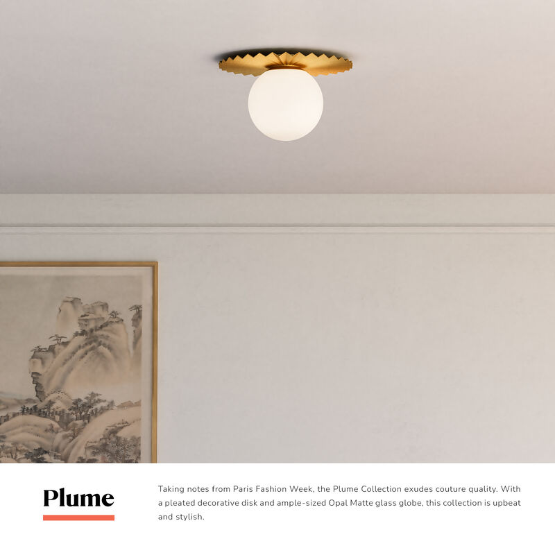 Plume 12 in 1 Light Flush Mount image number 8