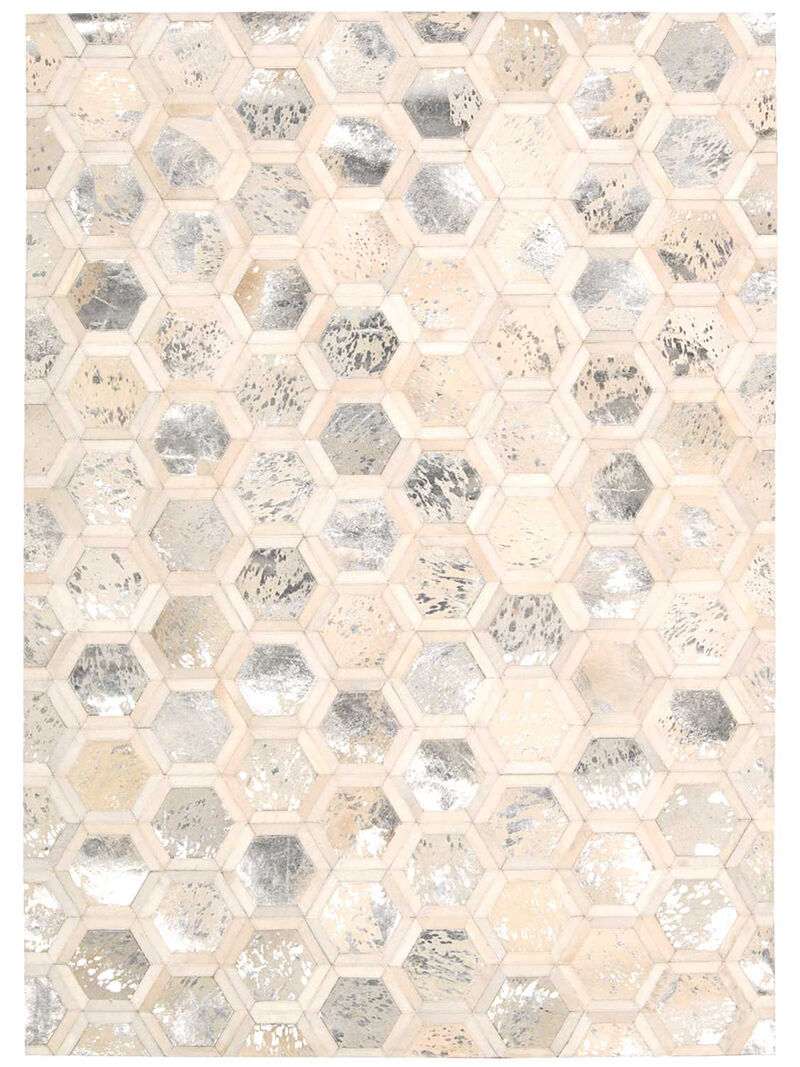 City Chic MA100 Snow 5'3" x 7'5" Rug image number 3