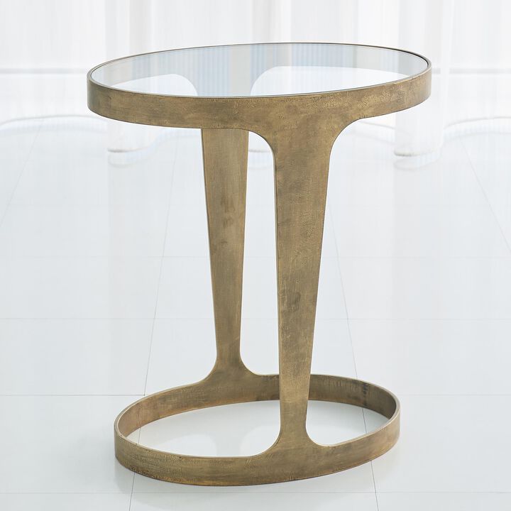 Oslo Accent Table-Gold