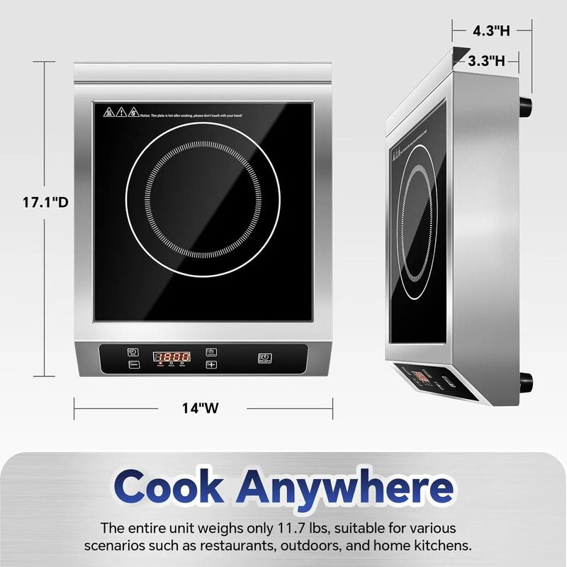 Induction Cooktop 30 inches 1-Burner Portable image number 2