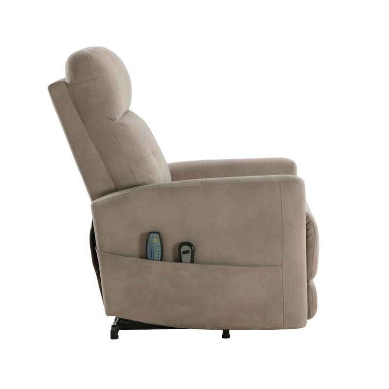 Lexicon Wichita Textured Fabric Power Lift Chair image number 1