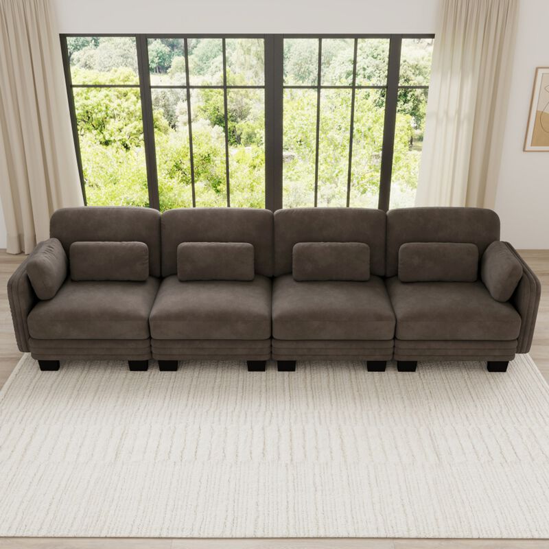 Clesp Modern Minimalist Modular Sectional Sofa image number 1