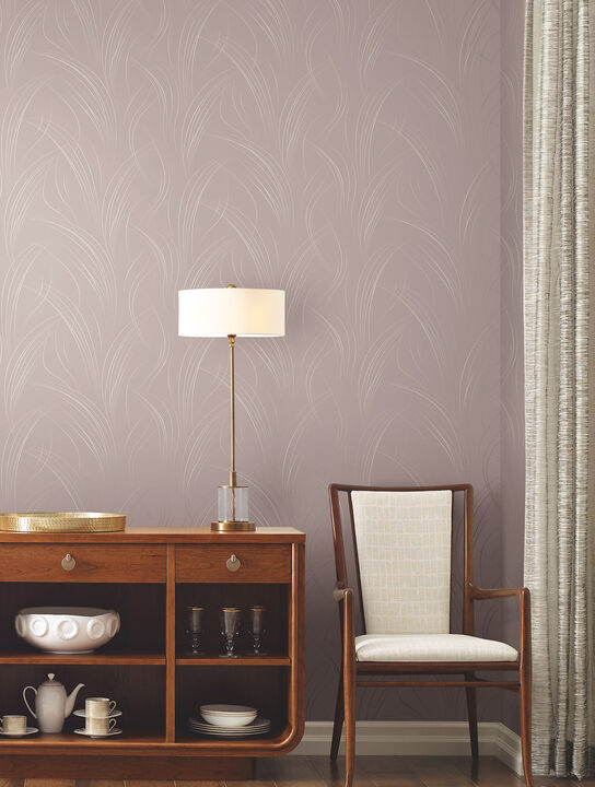Graceful Wisp Lavender Wallpaper