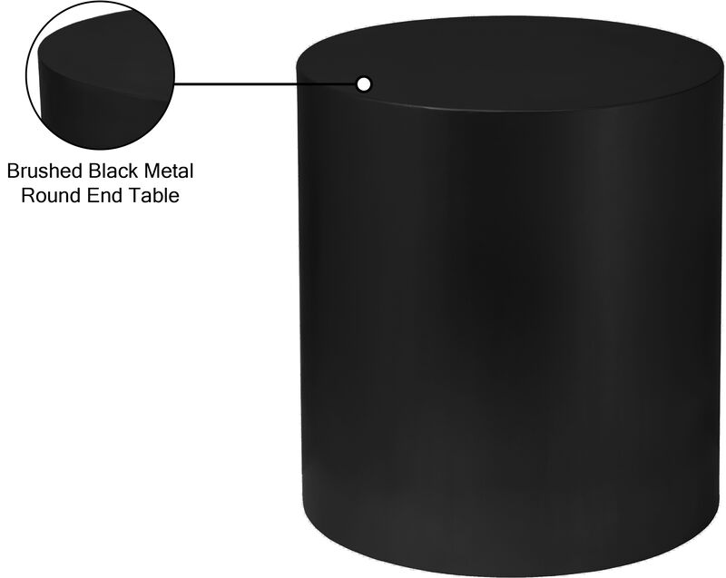 Meridian Furniture Cylinder Matte Black End Table image number 6