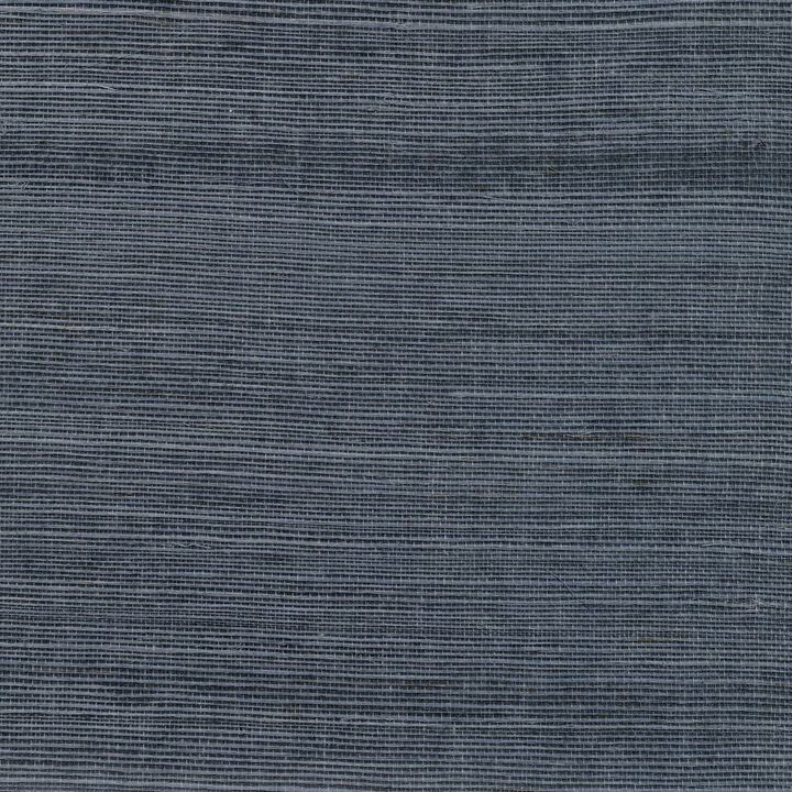 Victoria Indigo Grasscloth Wallpaper