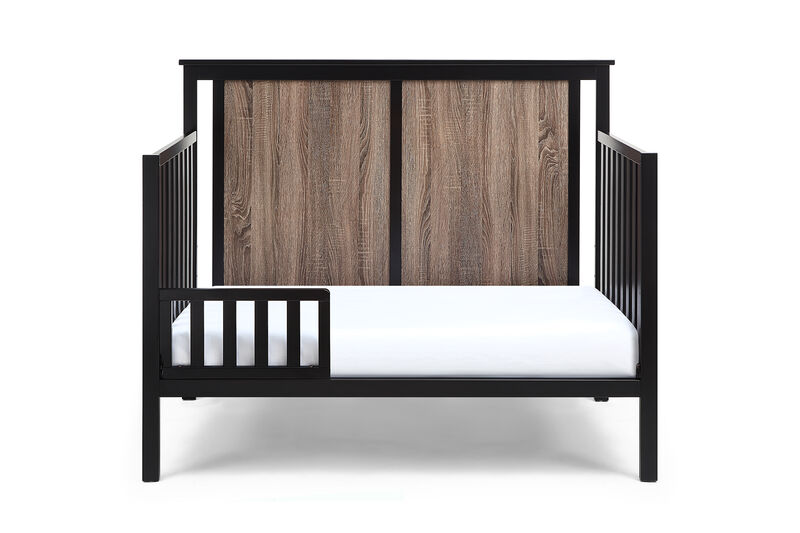 Suite Bebe Connelly 4-in-1 Convertible Crib Black/Vintage Walnut