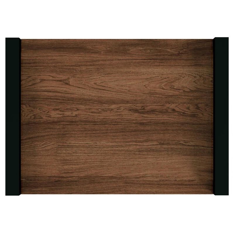 Butler Specialty Drake 73 Narrow Walnut Bookcase with Storage, Medium Brown