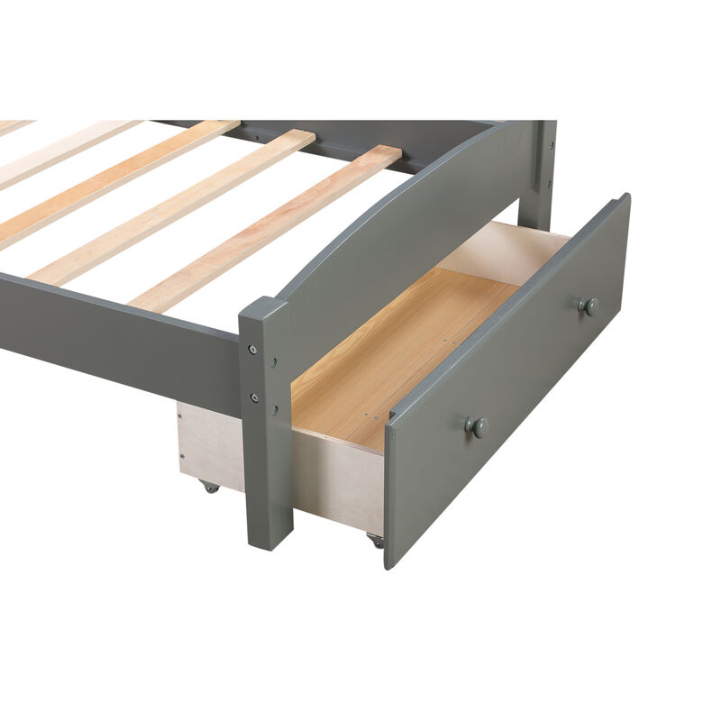 Merax Platform Twin Bed Frame