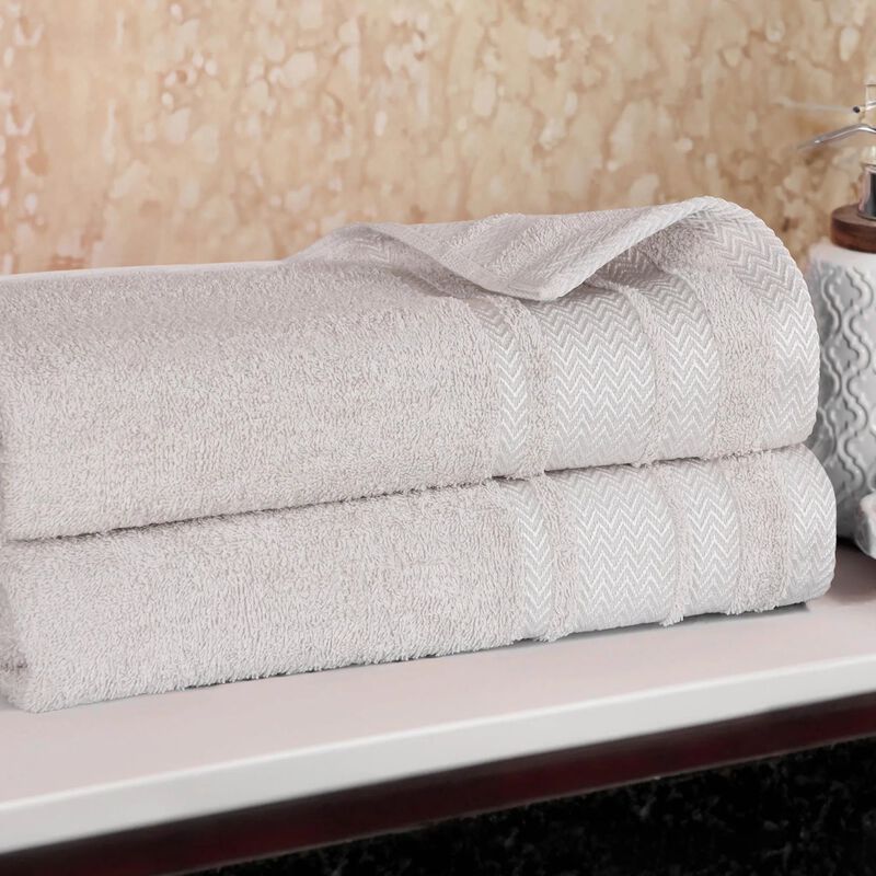 2-Piece Cotton Towel Set &ndash; Plush, Absorbent Bath Towels image number 1