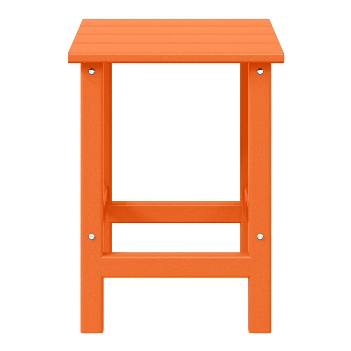 WestinTrends 14" square outdoor Side table for Adirondack chair