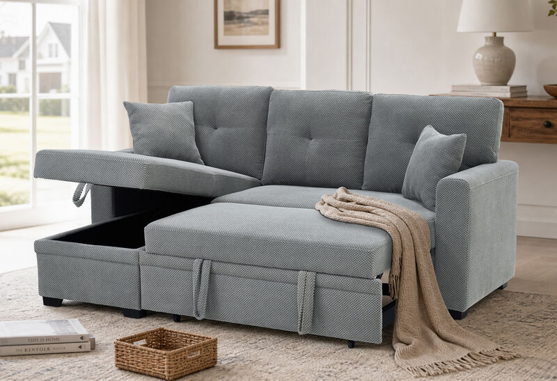 Ludfob Storage Sleeper Sofa image number 2
