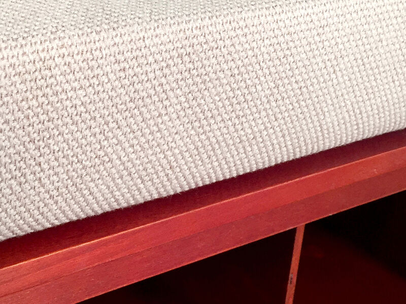 Solid Wood Entryway Bench with 2 Bins and 4 Pairs Shoe Divider