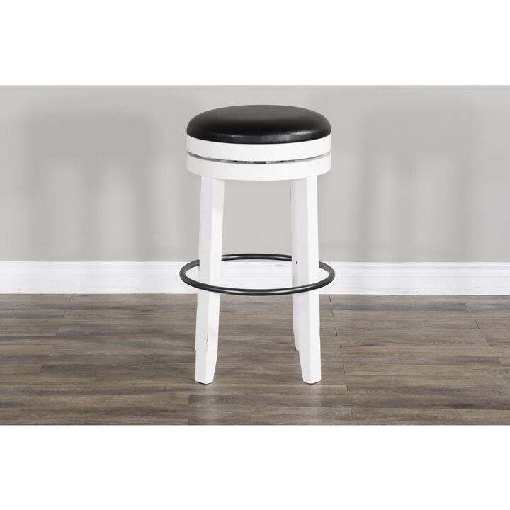 Sunny Designs Bar Swivel Stool, Cushion Seat
