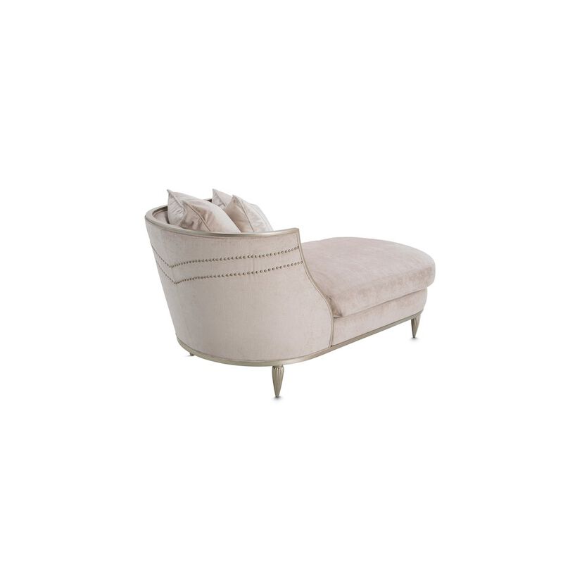 Michael Amini London Place Chaise - Parchment