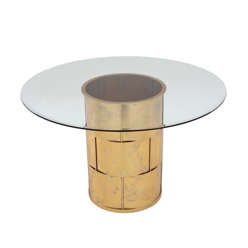 Pangea Home Z-Margot Dining Table Gold