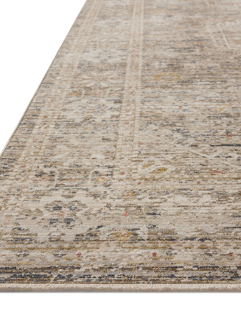 Ida IDA01 Taupe/Multi 5'3" x 7'6" Rug by Chris Loves Julia x Loloi image number 2