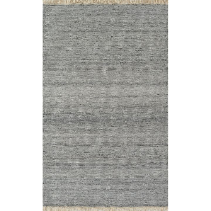 Momeni Cove Recycled P.E.T Area Rug, Silver, 2'3 X 8' Runner