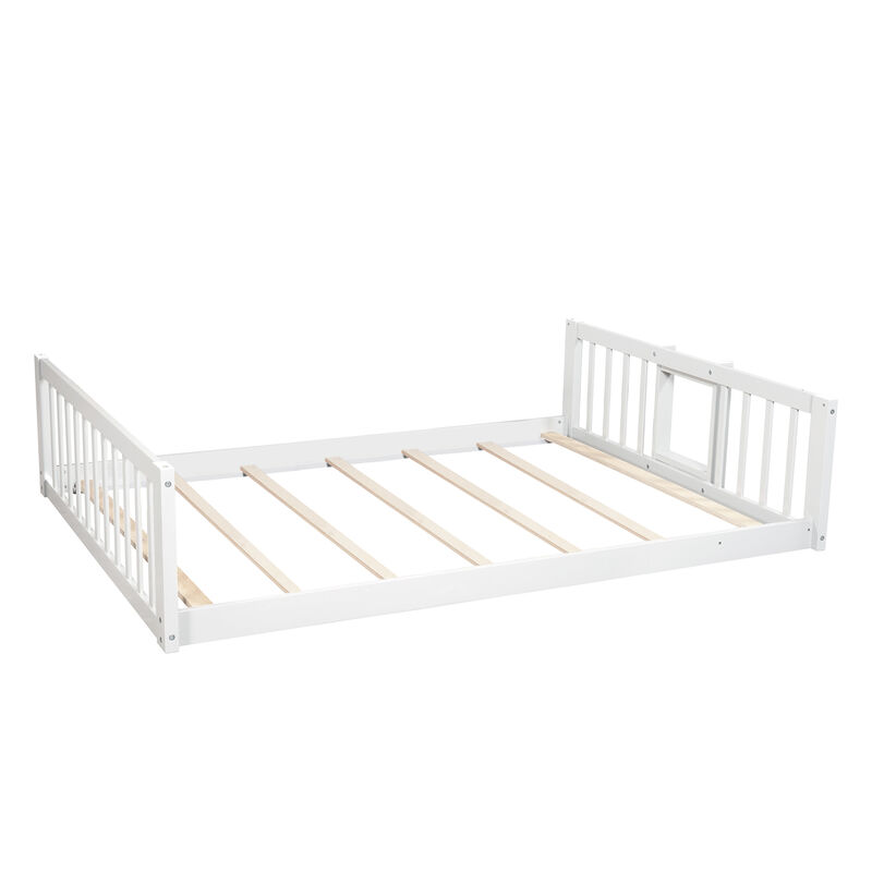 Merax Triple Bunk Bed with Guardrails