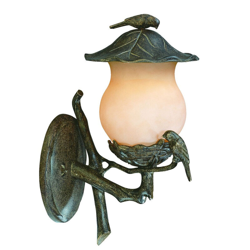 Decorative Wall Lantern with Bird Detail Design for Outdoor Lighting image number 2