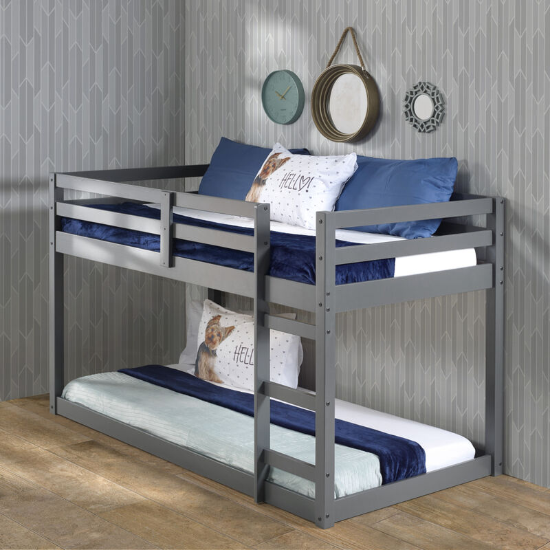 Gaston Loft Bed, Gray 38180, Twin