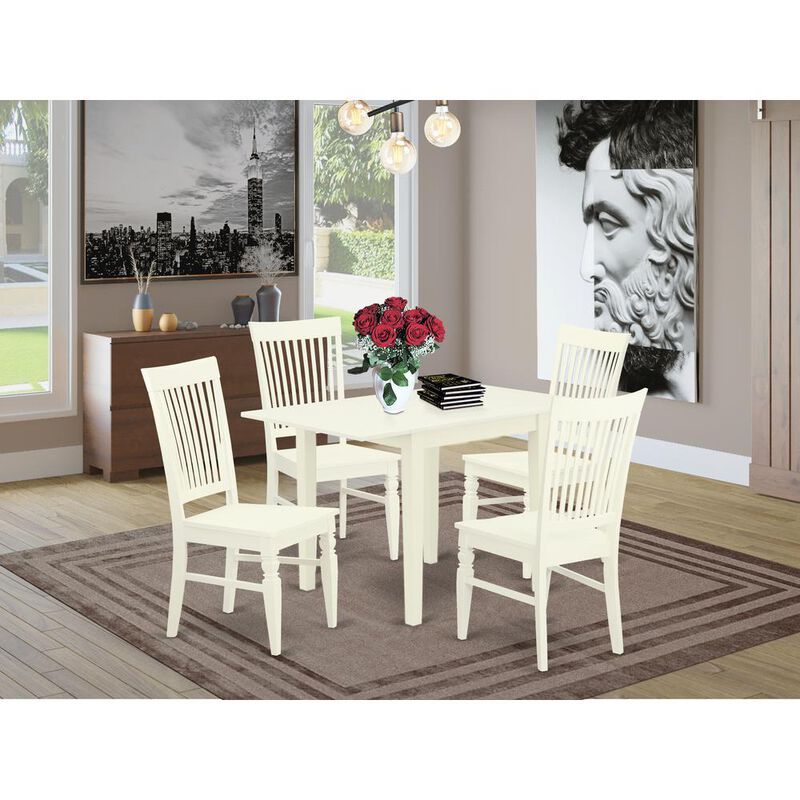 Dining Room Set Linen White