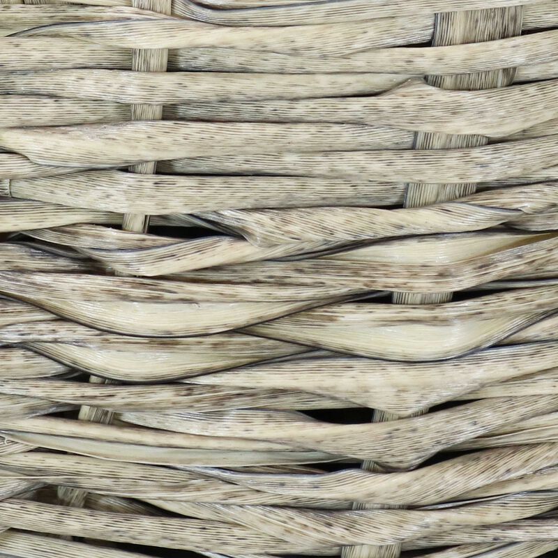 Sunnydaze Polyrattan Hanging Over-the-Rail Tri-Planter and Liner