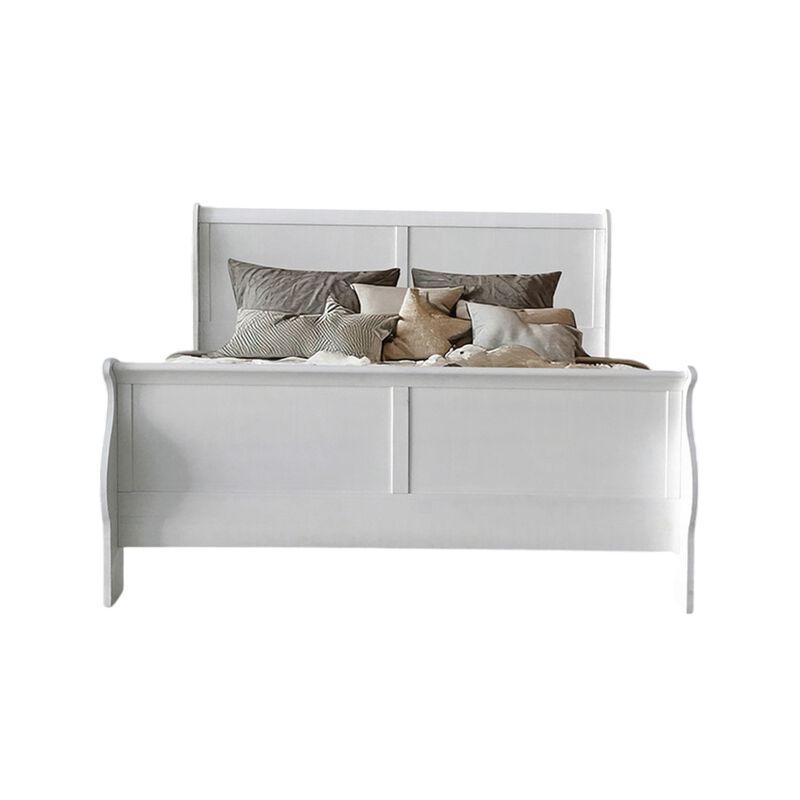 Queen Size Bedroom Set, Black Finish, 5-Piece Set with Bed, 2 Nightstands, Dresser and Mirror image number 3