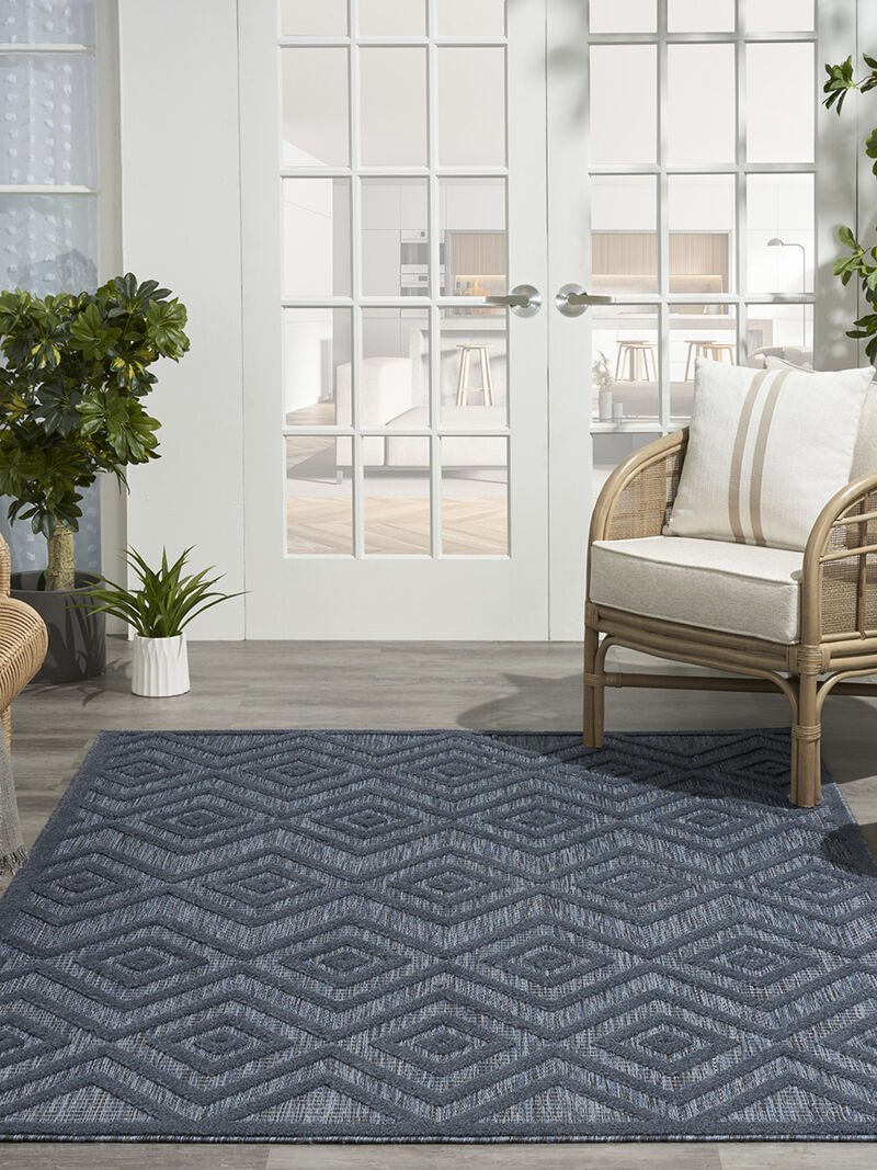 Versatile NRV01 Navy/Blue 4' x 6' Rug