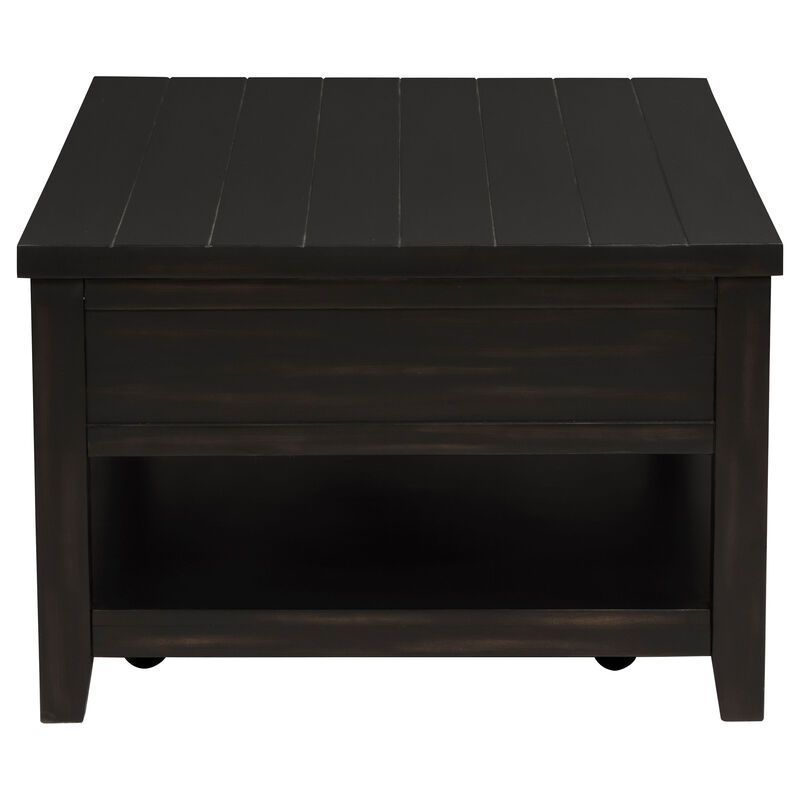 Coaster Concord 2-drawer Rectangular Coffee Table Distressed Java