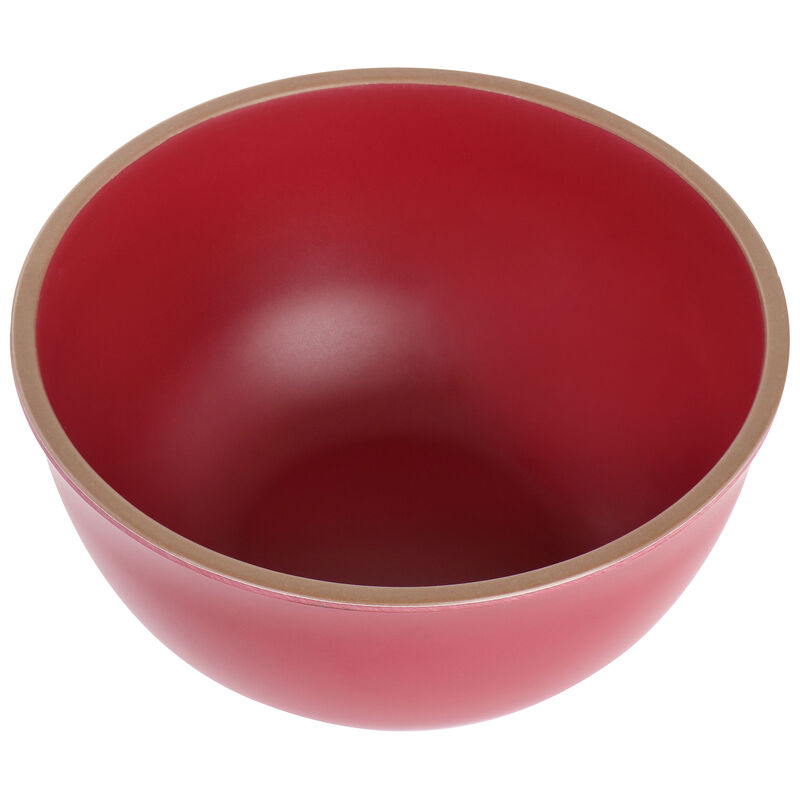 Gibson Home Rockabye 4 Piece Melamine Cereal Bowl Set in Dark Pink