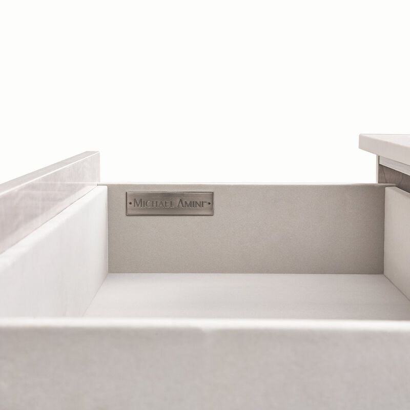 Michael Amini Marin 6-Drawer Chest - Greige