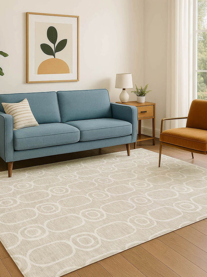 The Reserve TR6 Beige 30" x 46" Rug