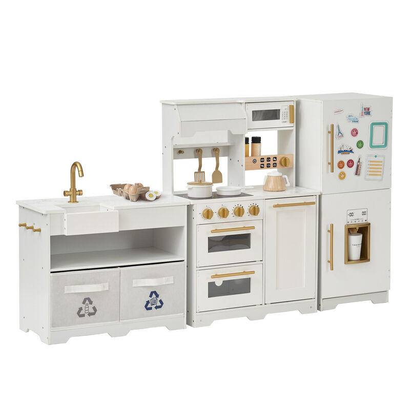 Little Chef Atlanta Modular Play Kitchen, White/Gold image number 4