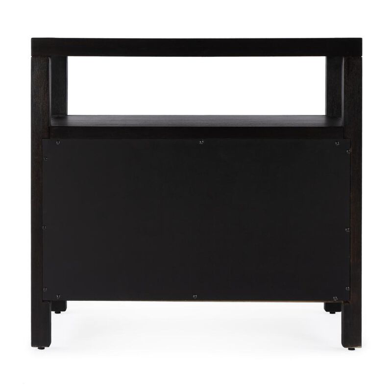 Butler Specialty Nora 2-Drawer Wide Nightstand, Coffee