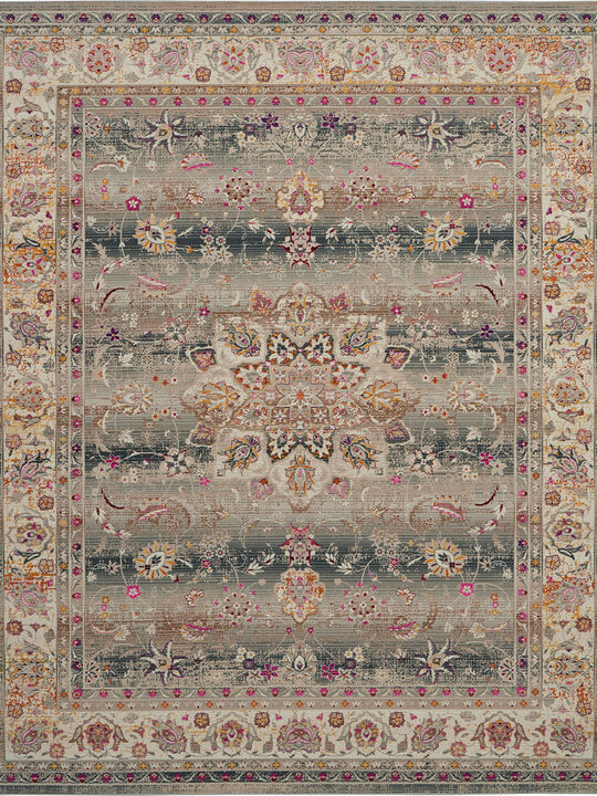 Vintage Kashan VKA01 Gray 7'10" x 9'10" Rug