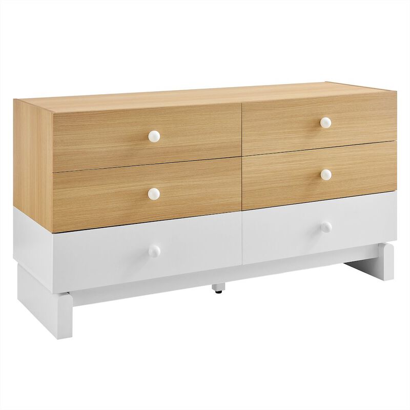 Nolia 6-Drawer Color Block Dresser image number 0