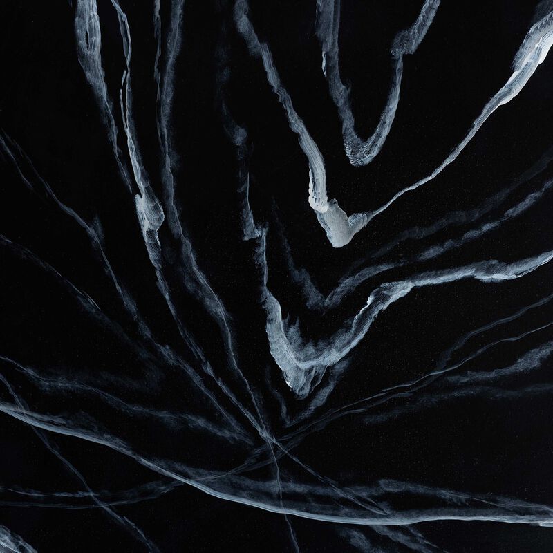 bali & pari Aponi Marbled Resin Coffee Table - Sculptural Center Table with Round Top and Pedestal Base,  Modern Contemporary Statement Furniture