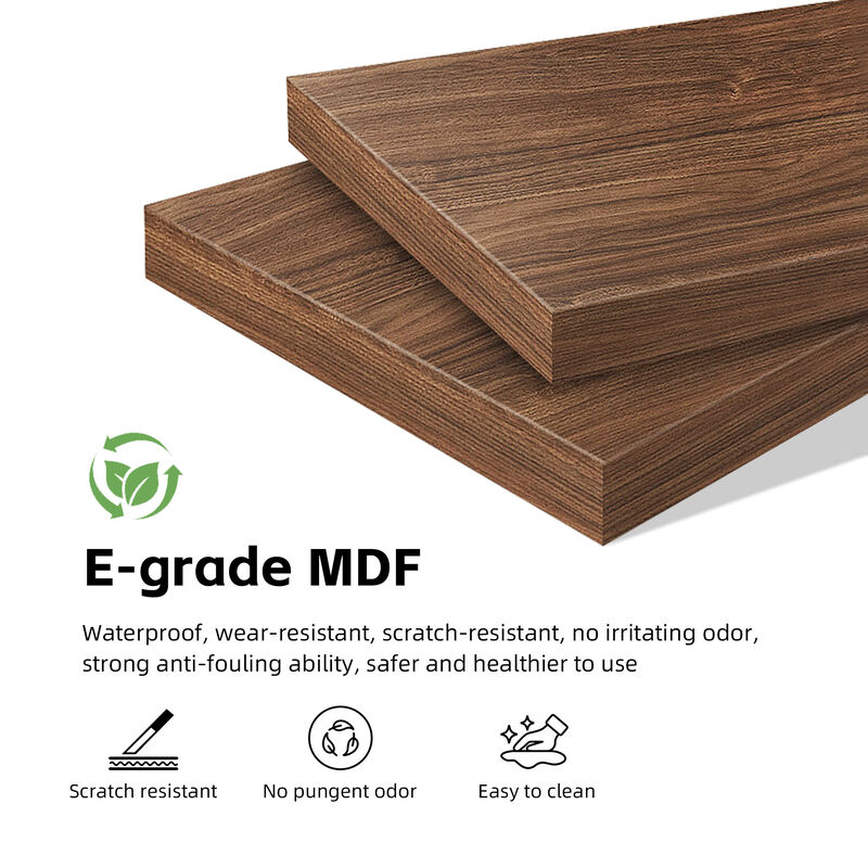 Extendable walnut table w/ storage, 47–82"