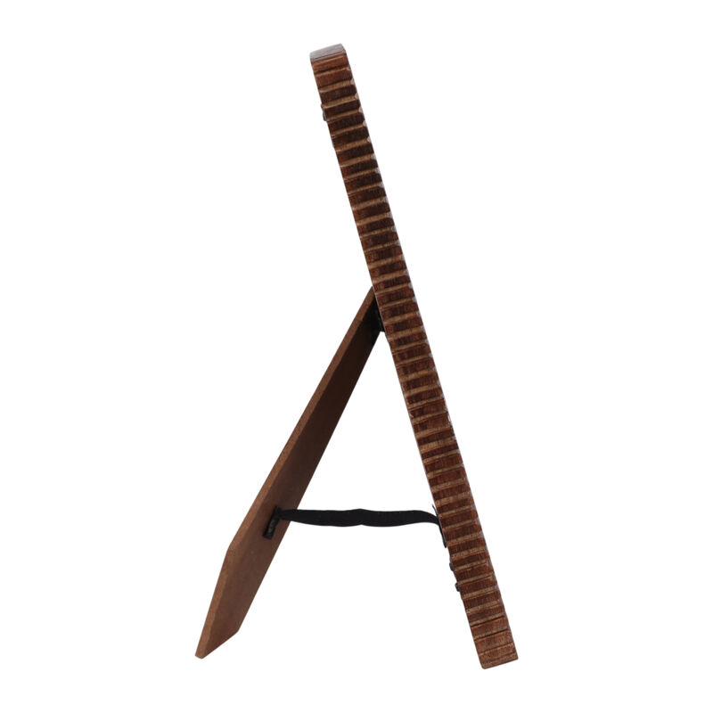 5x7 Ridged Wood Photo Frame image number 2