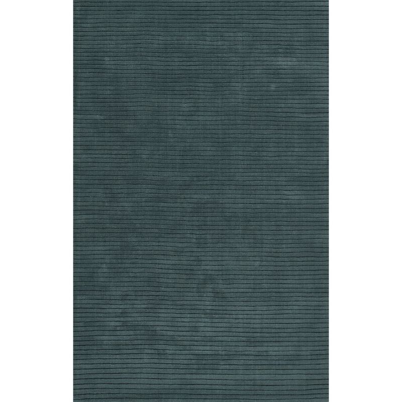 Momeni Asher Collection Indoor Blue Area Rug, 8'0 x 10'0 Sized Mat for Living Room, Bedroom, Hallways, and Home Office