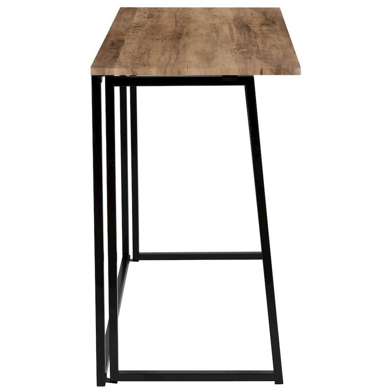 Flash Furniture Small Rustic Natural Home Office Folding Computer Desk - 36" image number 6