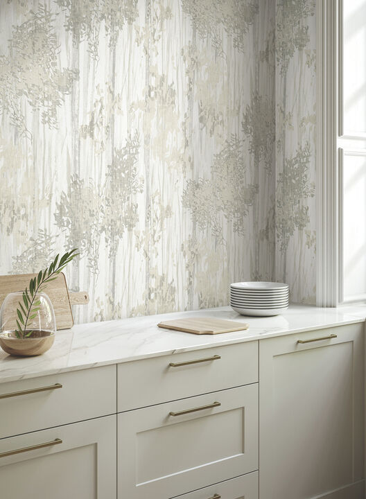 Aspen Grove Grey Wallpaper