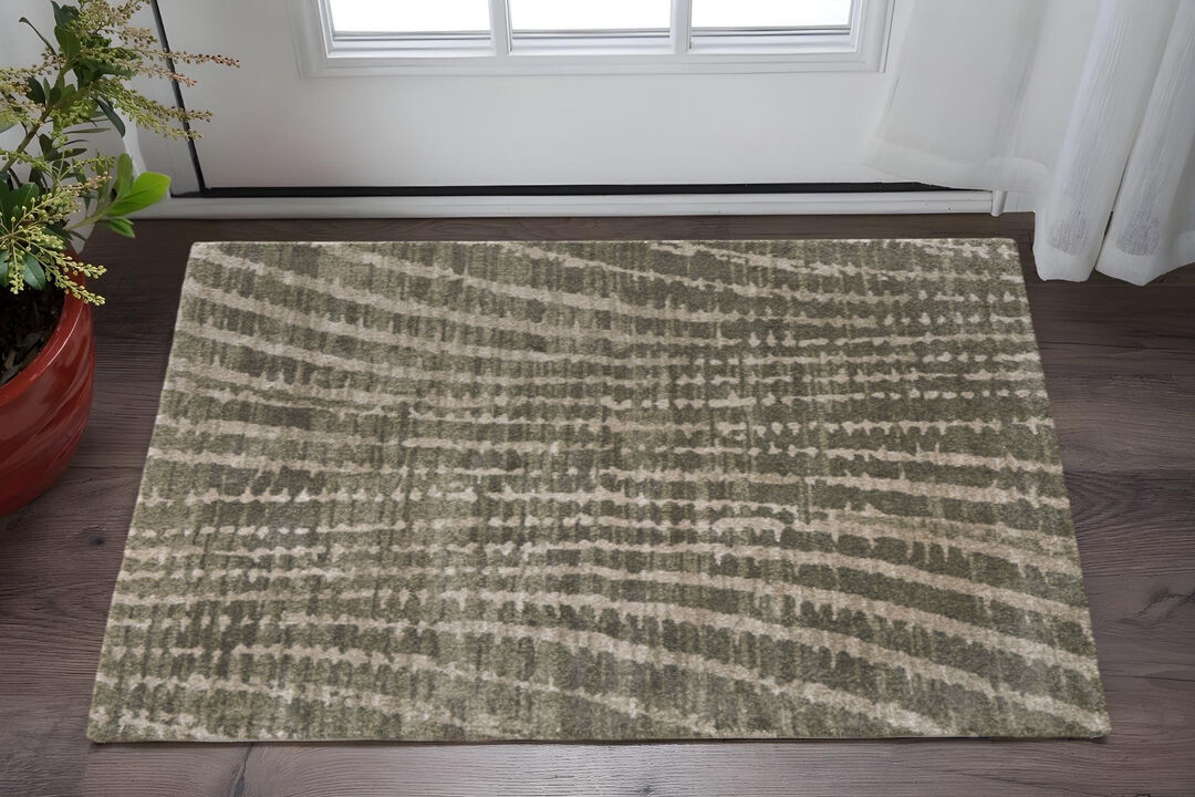 HomeRoots Abstract Area Rug