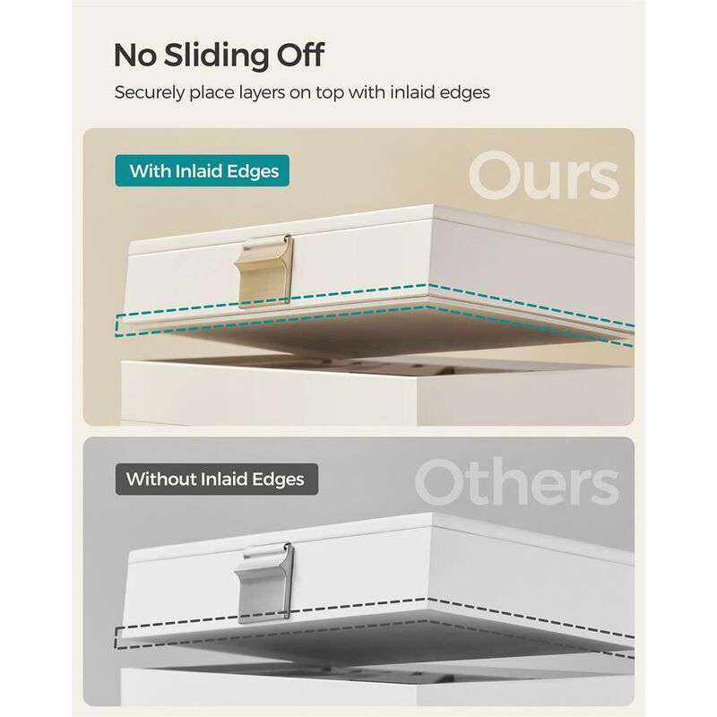 4-Tier Stackable Jewelry Trays for Organized Accessory Storage