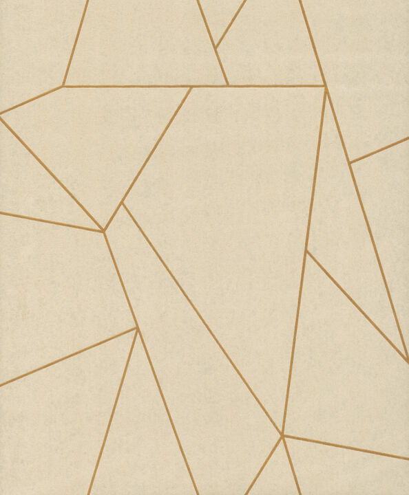 Nazca Almond & Gold Wallpaper