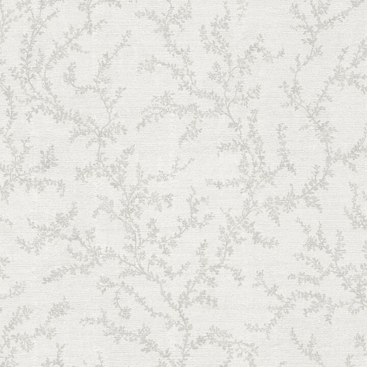 Hygge Home Trailing Vines Motif Grey Wallpaper GG82121