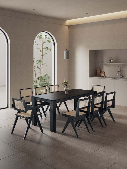 Rockaway Black 9-Piece Dining Set