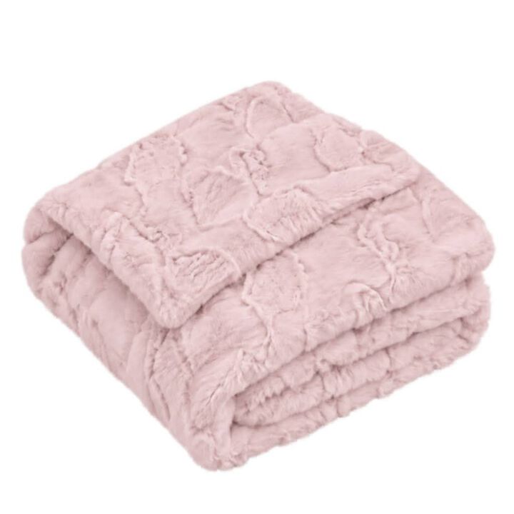 Ojai Large Faux Fur Throw Blanket