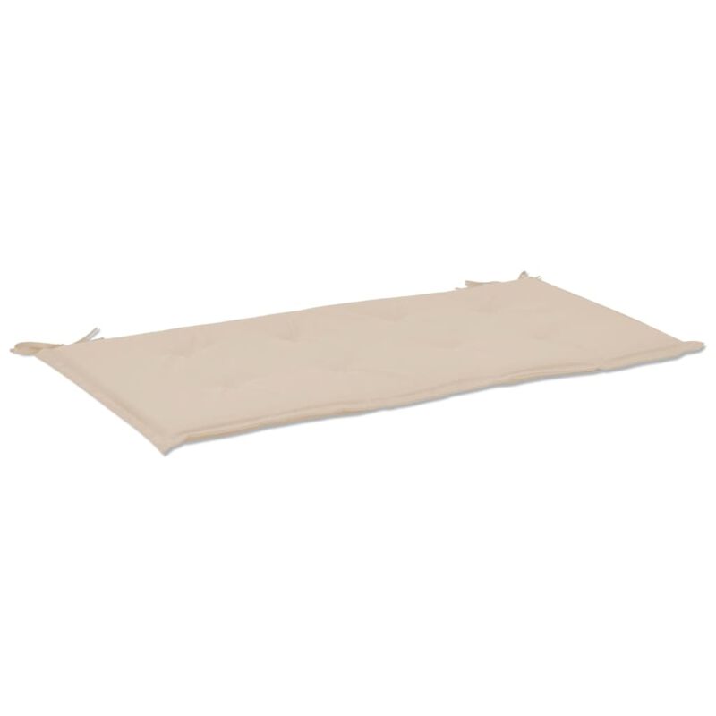 vidaXL Garden Bench Cushion Cream 39.4"x19.7"x1.18"
