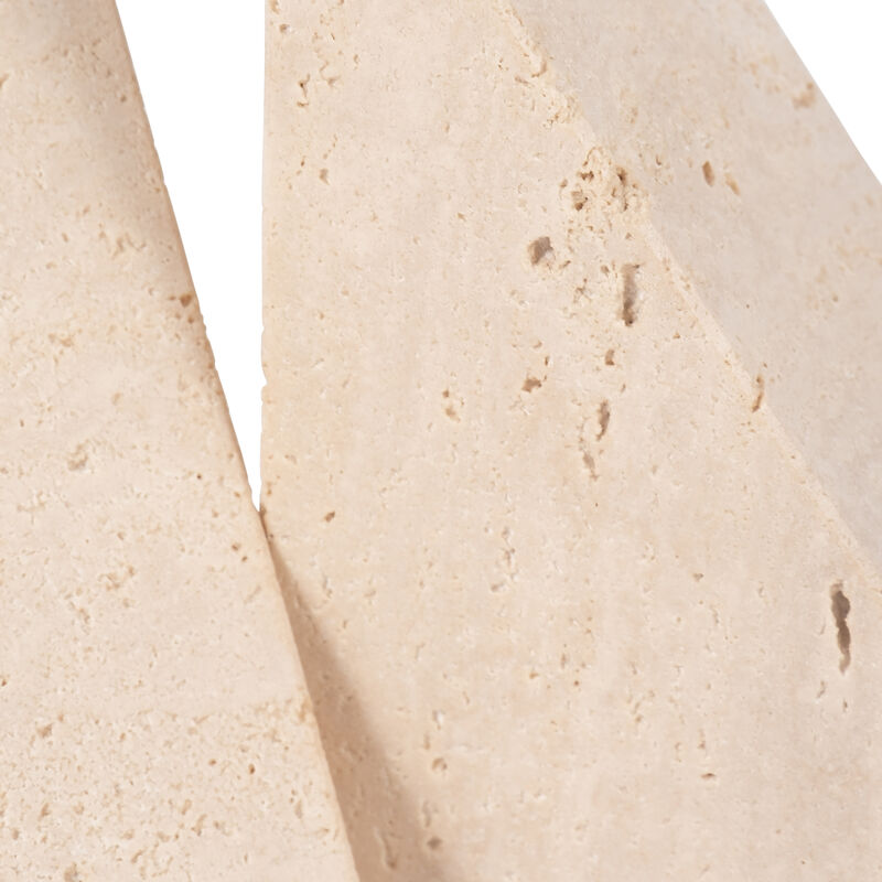Travertine Triangle Bookends image number 4